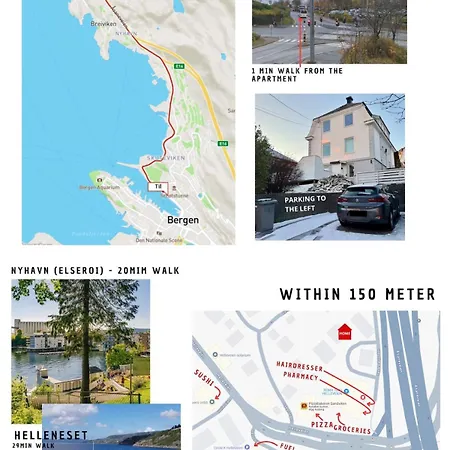 Panoramic Views And Garden! * Bergen